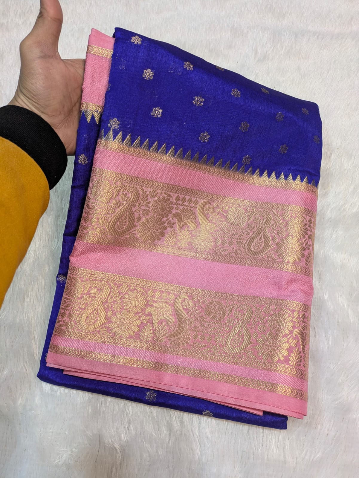 Red Banarasi Warm Silk Double Soft Sarees